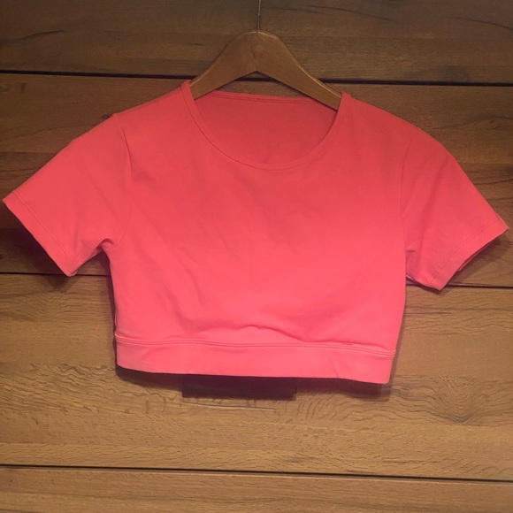 Coral Open Back Tee - Picture 3 of 4